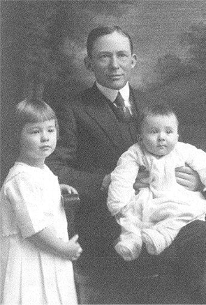 a scene of the Gaylord family posing for a picture